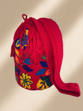 Load image into Gallery viewer, ππ¨π¬ ππ¨π«π¨π¬ - Luxury Handcrafted Terry Cloth Wayuu Mochila