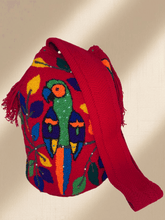 Load image into Gallery viewer, ππ¨π¬ ππ¨π«π¨π¬ - Luxury Handcrafted Terry Cloth Wayuu Mochila