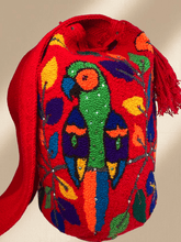 Load image into Gallery viewer, ππ¨π¬ ππ¨π«π¨π¬ - Luxury Handcrafted Terry Cloth Wayuu Mochila