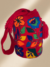 Load image into Gallery viewer, ππ¨π¬ ππ¨π«π¨π¬ - Luxury Handcrafted Terry Cloth Wayuu Mochila
