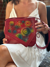 Load image into Gallery viewer, Handmade and hand-painted Tala Leather Handbag