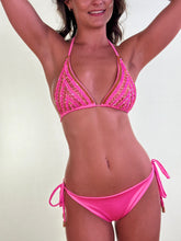 Load image into Gallery viewer, Rosalind - Bubble Gum Shine Pink Bikini