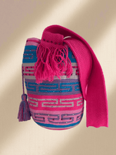 Load image into Gallery viewer, 𝐅𝐮𝐞𝐠𝐨 - Embellished Wayuu Mochila Bag