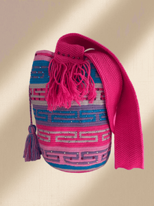 𝐅𝐮𝐞𝐠𝐨 - Embellished Wayuu Mochila Bag