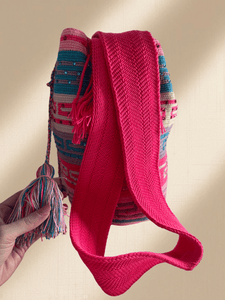 𝐅𝐮𝐞𝐠𝐨 - Embellished Wayuu Mochila Bag