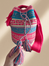 Load image into Gallery viewer, 𝐅𝐮𝐞𝐠𝐨 - Embellished Wayuu Mochila Bag