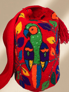 𝐃𝐨𝐬 𝐋𝐨𝐫𝐨𝐬 - Luxury Handcrafted Terry Cloth Wayuu Mochila