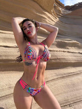 Charger l'image dans la galerie, 𝐃𝐞𝐢𝐫𝐚 – Luxury Hand-Beaded Ruched Bikini