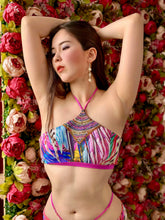 Load image into Gallery viewer, 𝐁𝐚𝐥𝐢 – Luxury Hand-Beaded Crop Bikini
