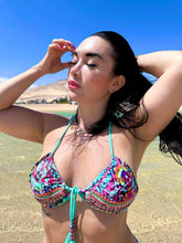 Load image into Gallery viewer, 𝐌𝐚𝐝𝐞𝐢𝐫𝐚 – Luxury Hand-Beaded Ruched Bikini