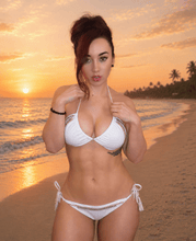 Load image into Gallery viewer, 𝑺𝒂𝒓𝒌 - Hand-Beaded Thong Bikini