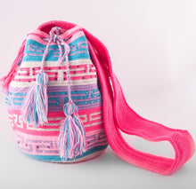 Load image into Gallery viewer, Big multi-colour embellished Wayuu bag - Kate Diaz 