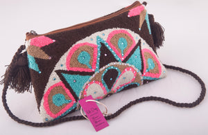Embellished Wayuu clutch - Kate Diaz 